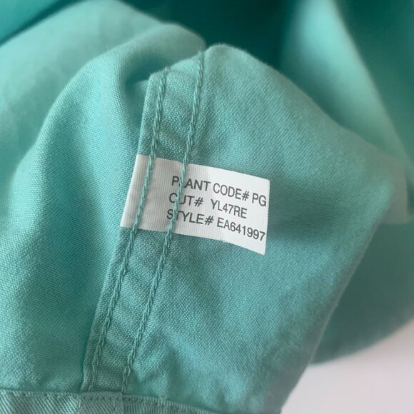 Ralph Lauren Dress Shirt Teal Polo Pony Horse Coastal Grandma Prep Academia - Picture 8 of 11